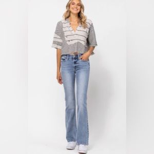 Judy Blue Mid Rise Bootcut Medium Wash Stretch Denim Women’s Jeans Sz 13/31